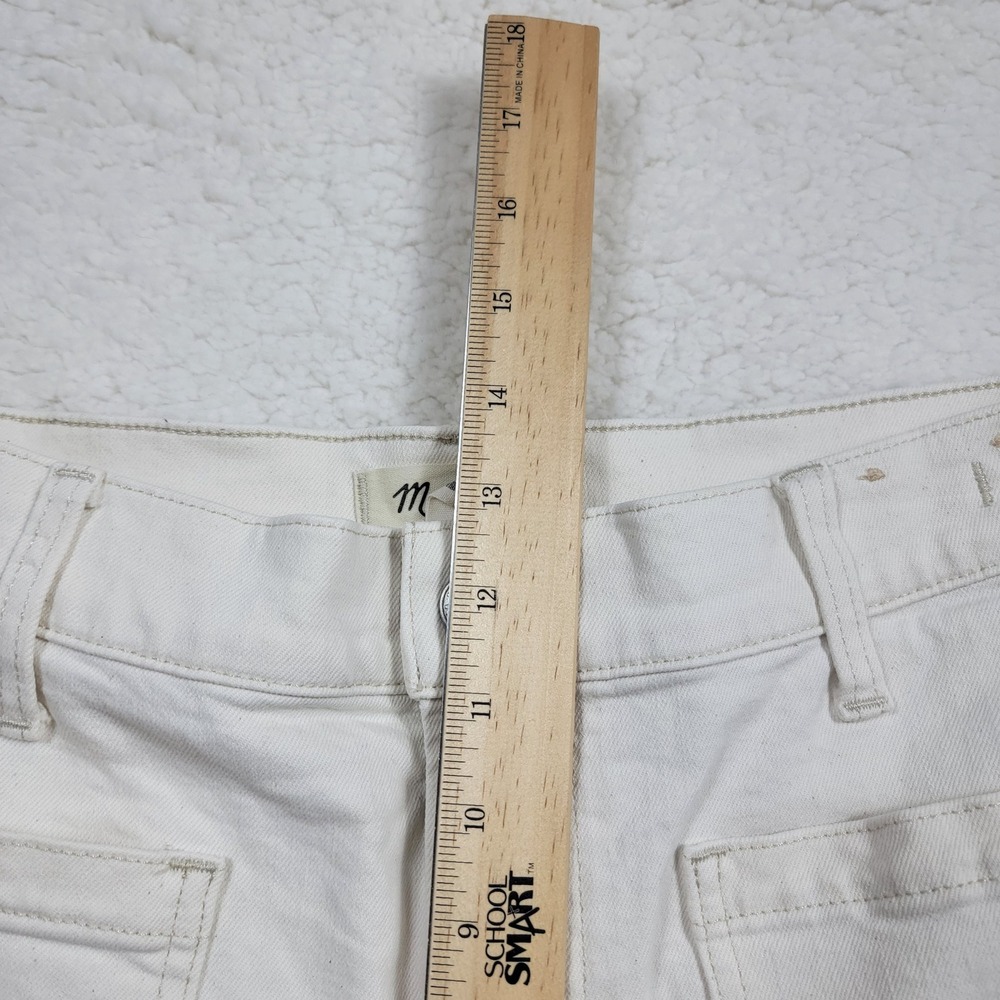 Madewell The Perfect Vintage Wide-Leg Jean Women 32 Off-White High Rise - Picture 6 of 11